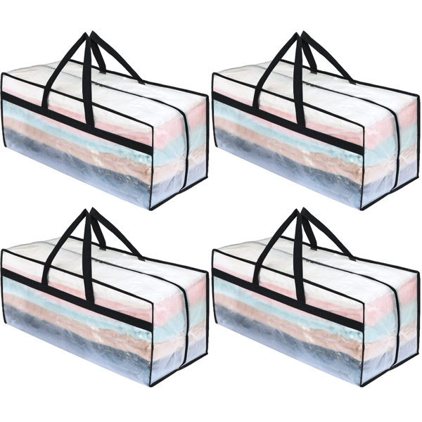 Rebrilliant 4 Piece Polypropylene Storage Bag Set Wayfair